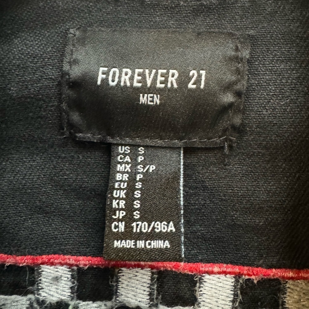 Distressed Patchwork Denim Jacket Unisex Streetwear Vintage Retro Moto Biker - Picture 3 of 15
